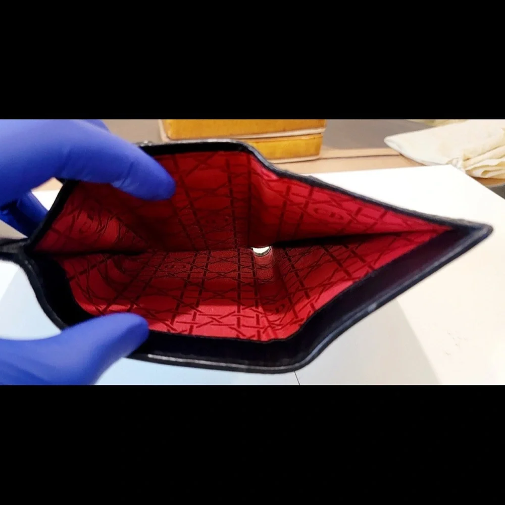 CHRISTIAN DIOR cannage long wallet